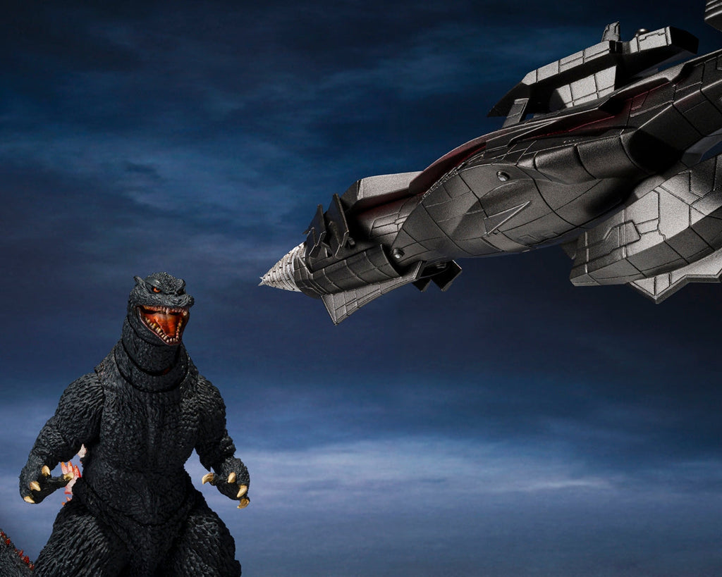 S.H.MonsterArts Godzilla (2004) Heat Ray Ver. Vs New Gotengo