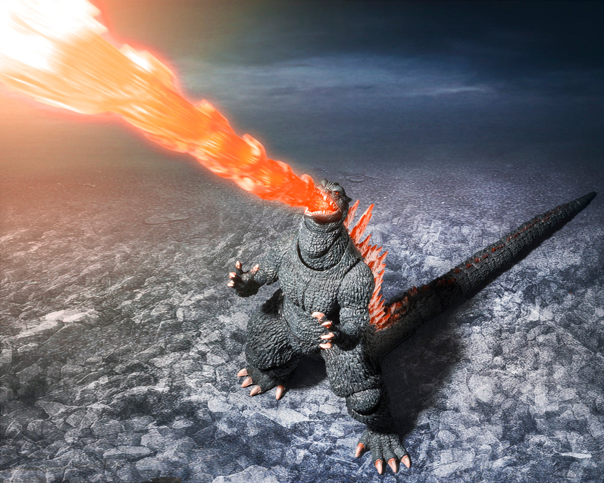 S.H.MonsterArts Godzilla (2004) Heat Ray Ver. Vs New Gotengo